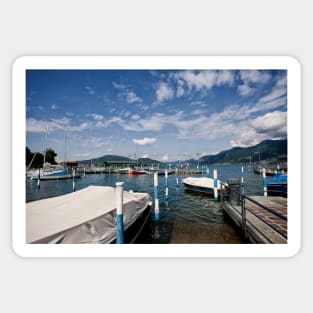 Iseo Town Marina, Italy Sticker